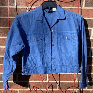 Vintage Justin Allen Cropped Lightweight Trucker Style Jacket S